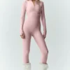 Airlift Winter Warm Ski Time Latzhose – Pink Champagne