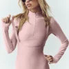 Airlift Winter Warm Ski Time Langarmshirt – Pink Champagne