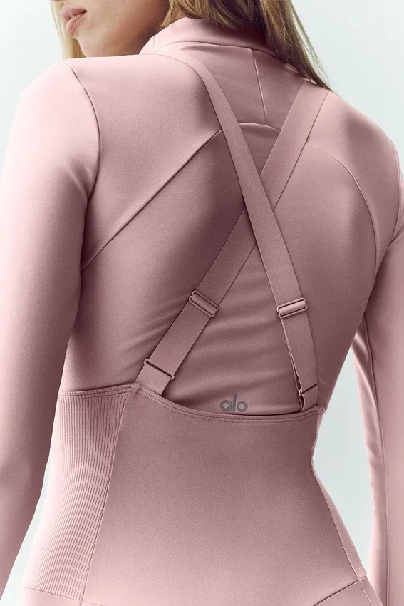 Airlift Winter Warm Ski Time Latzhose – Pink Champagne