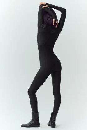 Airlift Winter Warm Ski Time Latzhose – Schwarz