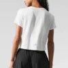 All Day Kurzarmshirt (kurz geschnitten) – Weiß
