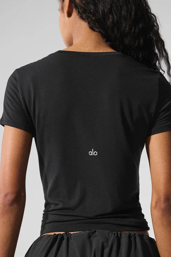 All Day Kurzarmshirt – Schwarz