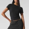 All Day Kurzarmshirt – Schwarz