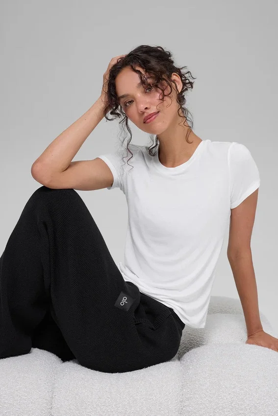 All Day Kurzarmshirt – Weiß