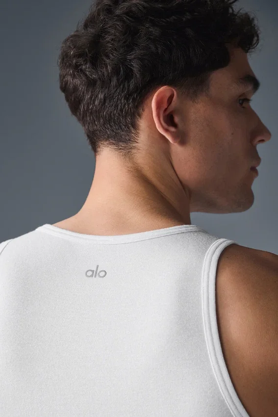 Alltags-Top aus Modal-Rippstrick – Weiß