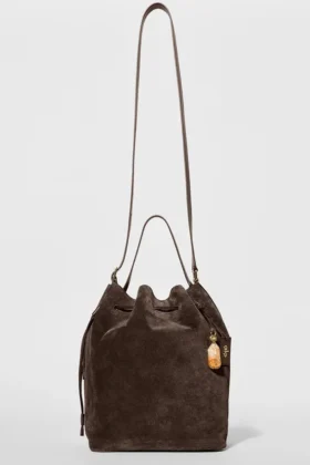 Alo Balance Bucket – Espresso-Wildleder