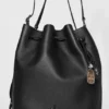 Alo Balance Bucket – Schwarzes Leder