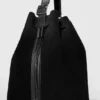 Alo Balance Bucket – Schwarzes Wildleder