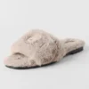 Alo Classico Kunstfell-Sandale – Oat