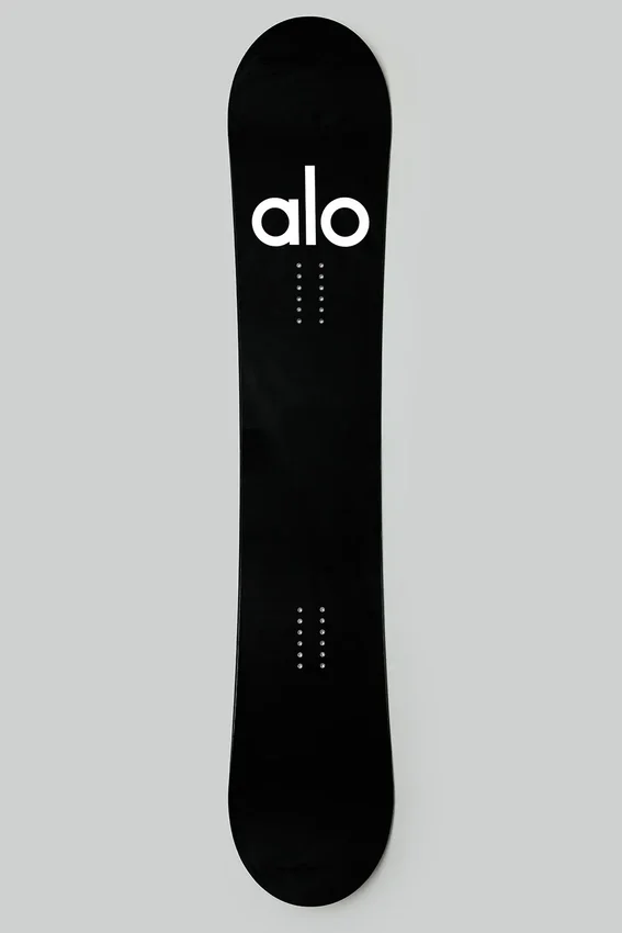 Alo Glacier Snowboard – Schwarz/Schwarz