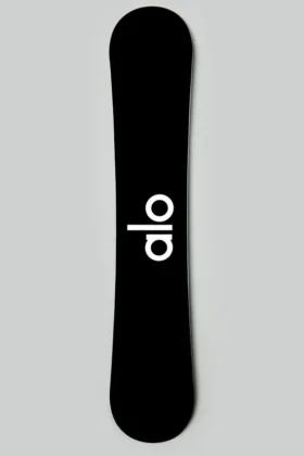 Alo Glacier Snowboard – Schwarz/Schwarz