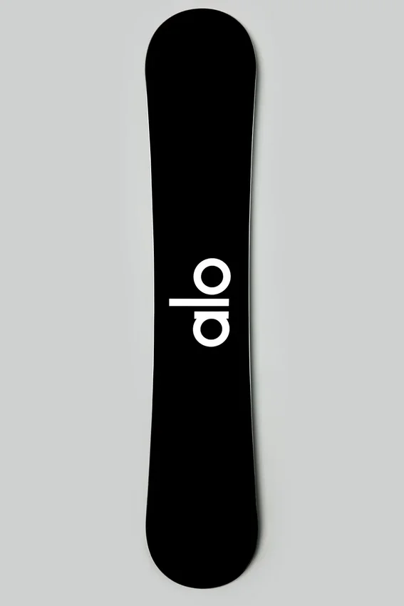 Alo Glacier Snowboard – Schwarz/Schwarz