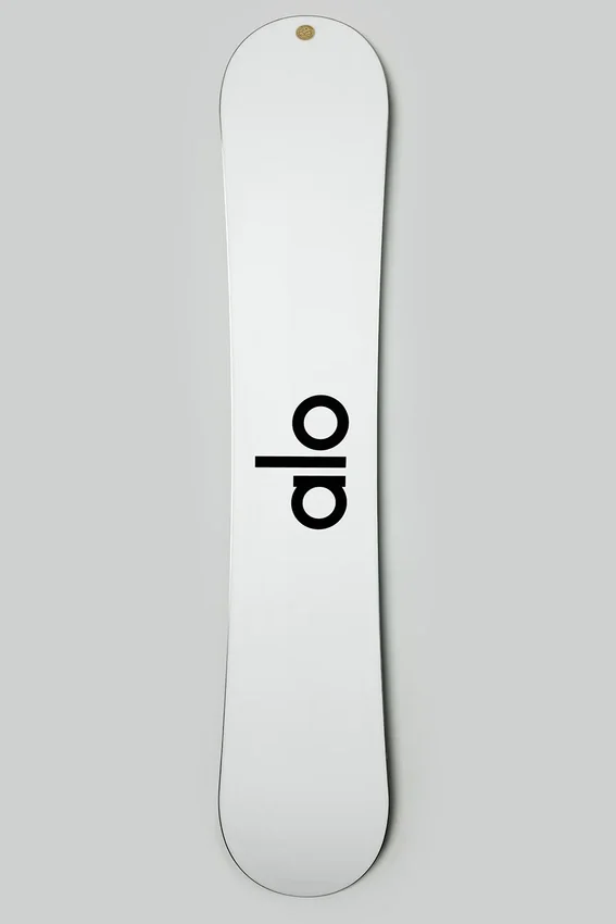 Alo Glacier Snowboard – Schwarz/Weiß