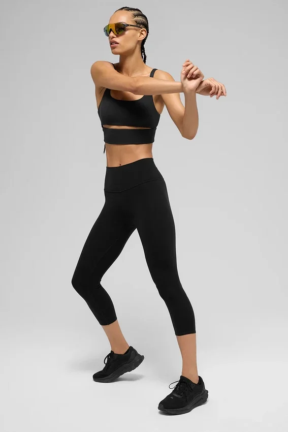 Alo High-Waist Airbrush Capri | Damen-Leggings