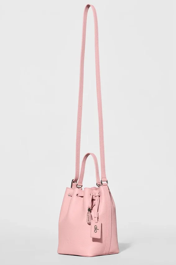 Alo Mini Balance – Leder in Vintage-Rosa