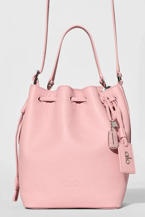 Alo Mini Balance – Leder in Vintage-Rosa