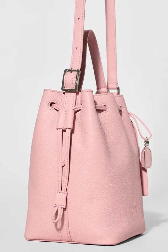 Alo Mini Balance – Leder in Vintage-Rosa