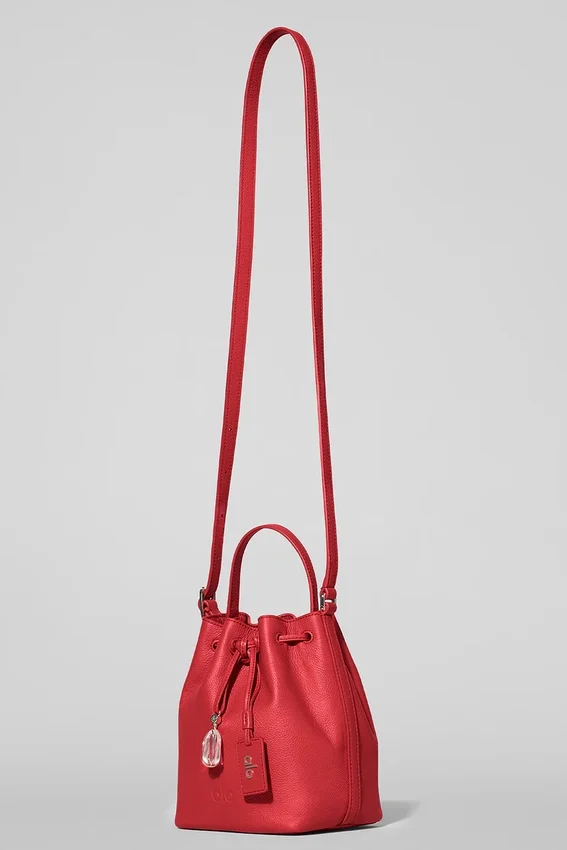 Alo Mini Balance – leuchtend rotes Leder