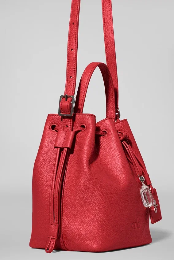 Alo Mini Balance – leuchtend rotes Leder