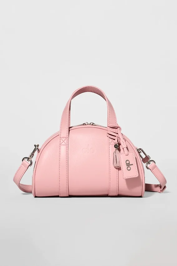 Alo Mini Odyssey – Leder in Vintage-Rosa