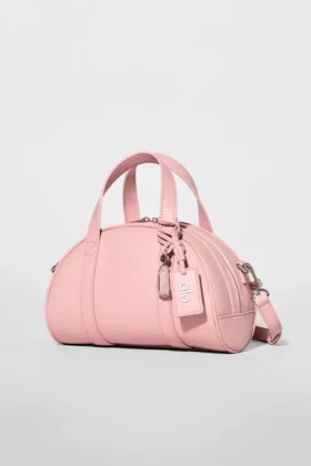 Alo Mini Odyssey – Leder in Vintage-Rosa
