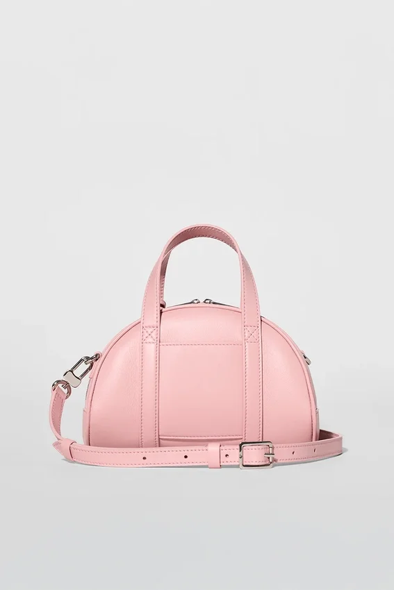 Alo Mini Odyssey – Leder in Vintage-Rosa