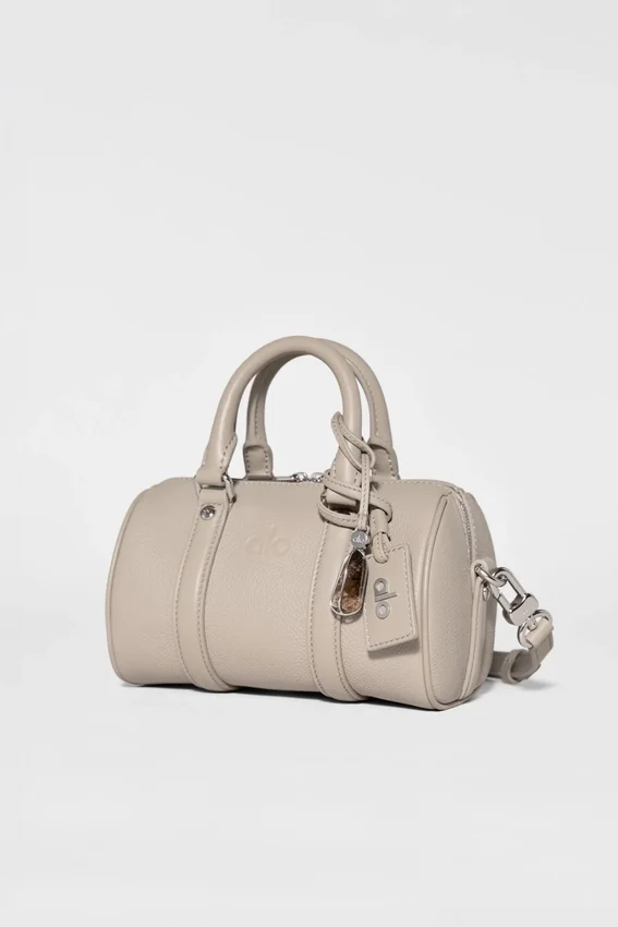 Alo Mini Voyage – Leder in Kieselgrau