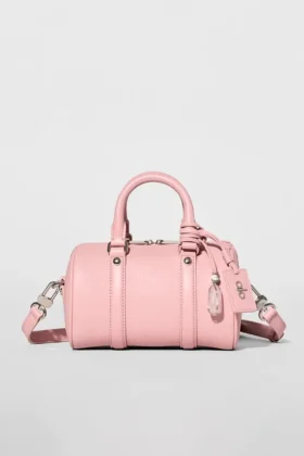 Alo Mini Voyage – Leder in Vintage-Rosa