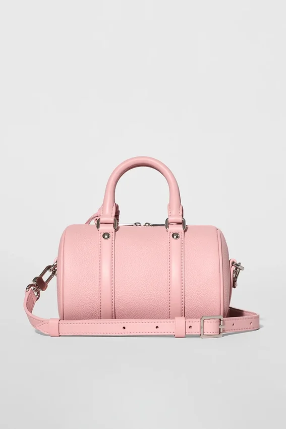 Alo Mini Voyage – Leder in Vintage-Rosa