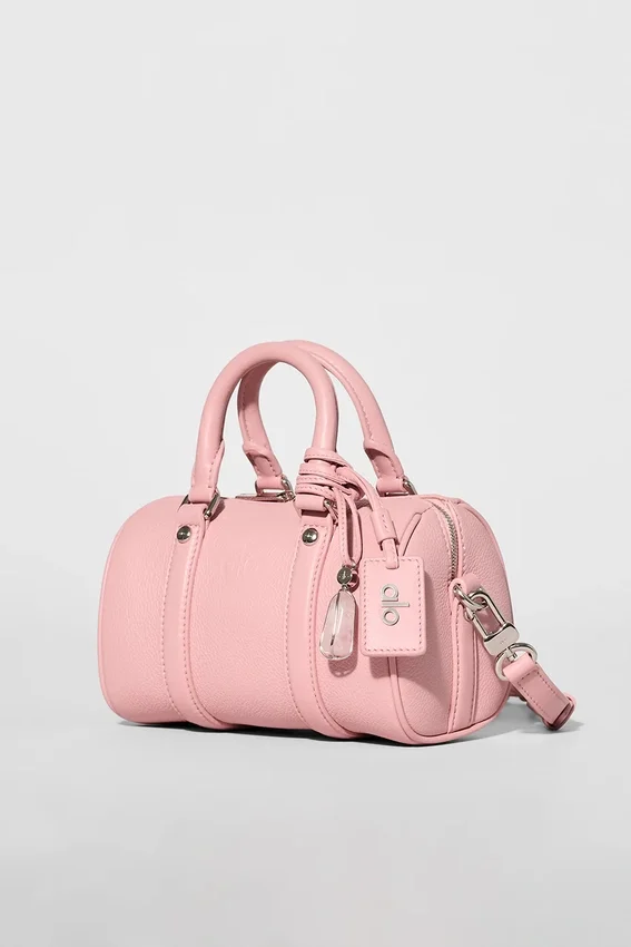 Alo Mini Voyage – Leder in Vintage-Rosa