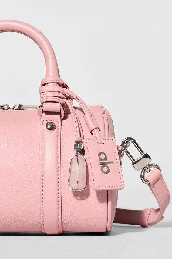 Alo Mini Voyage – Leder in Vintage-Rosa