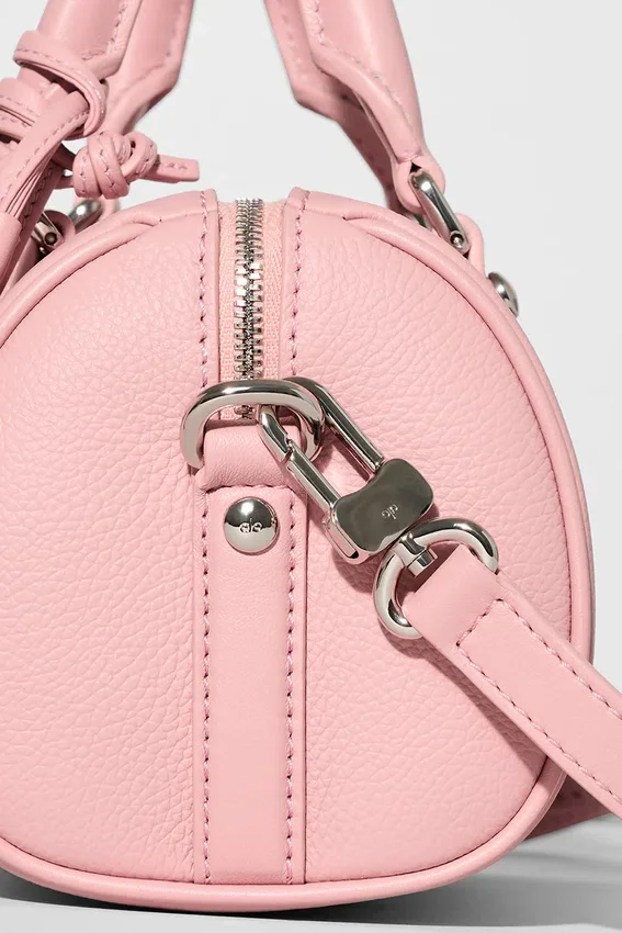 Alo Mini Voyage – Leder in Vintage-Rosa