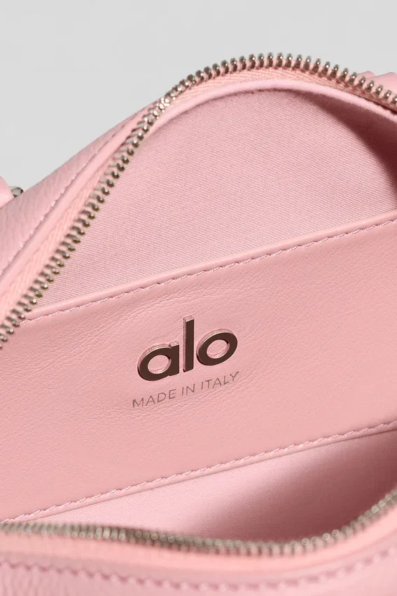 Alo Mini Voyage – Leder in Vintage-Rosa