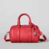 Alo Mini Voyage – leuchtend rotes Leder