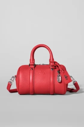 Alo Mini Voyage – leuchtend rotes Leder