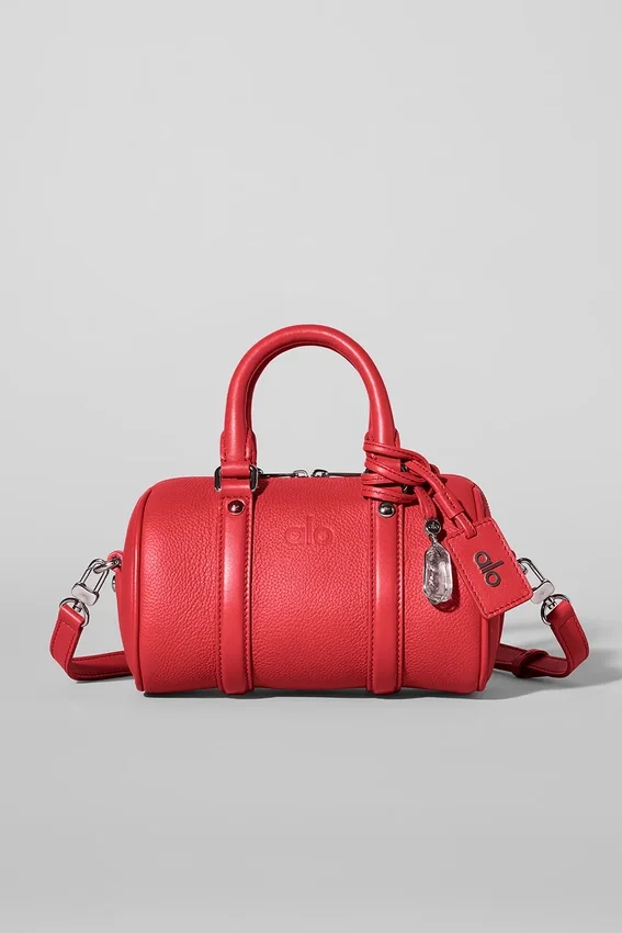 Alo Mini Voyage – leuchtend rotes Leder