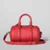 Alo Mini Voyage – leuchtend rotes Leder