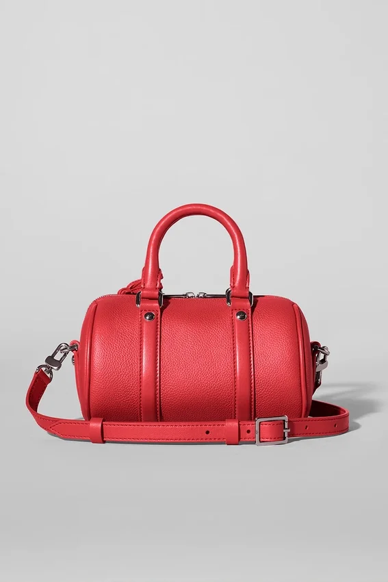 Alo Mini Voyage – leuchtend rotes Leder