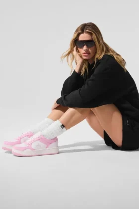 Alo Recovery Mode Sneaker – Pink/Weiß