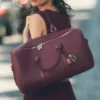 Alo Reisetasche – Bordeaux-Leder