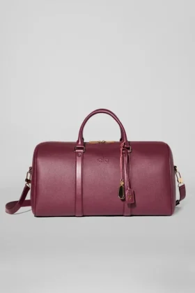 Alo Reisetasche – Bordeaux-Leder