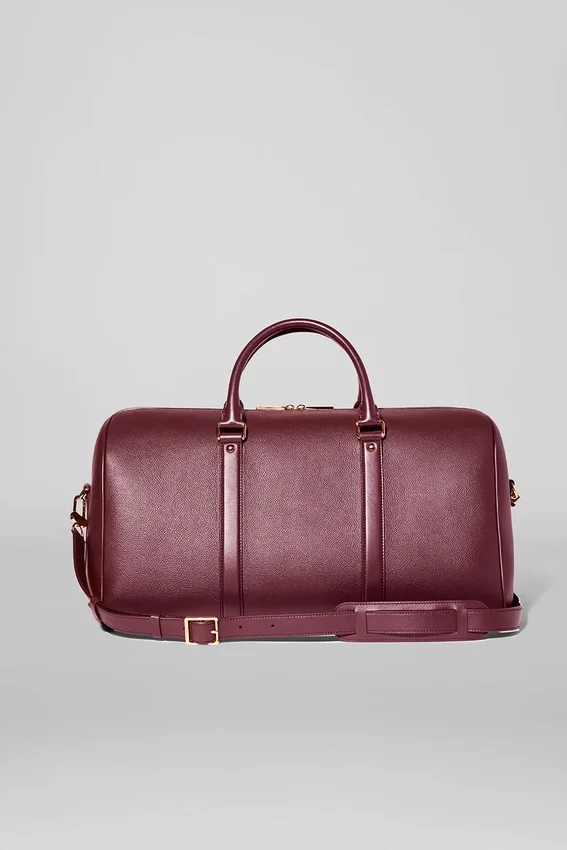 Alo Reisetasche – Bordeaux-Leder