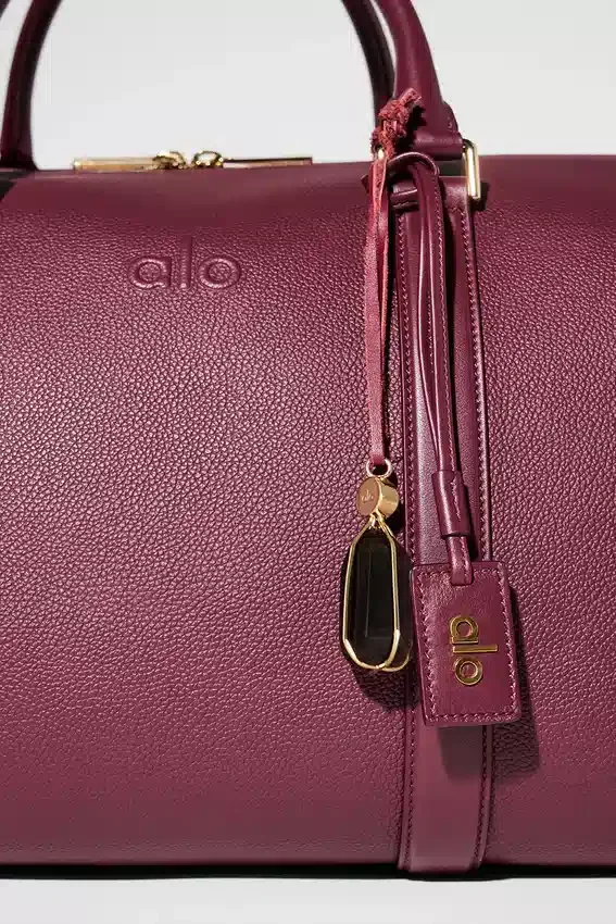 Alo Reisetasche – Bordeaux-Leder