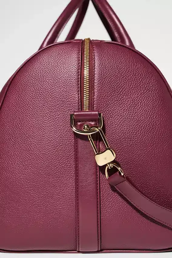 Alo Reisetasche – Bordeaux-Leder