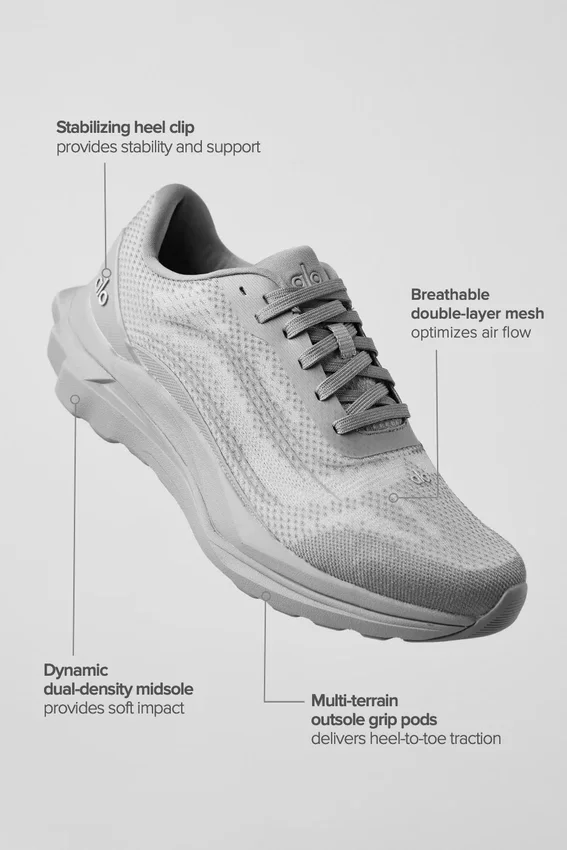 Alo Runner – Grau/Grau