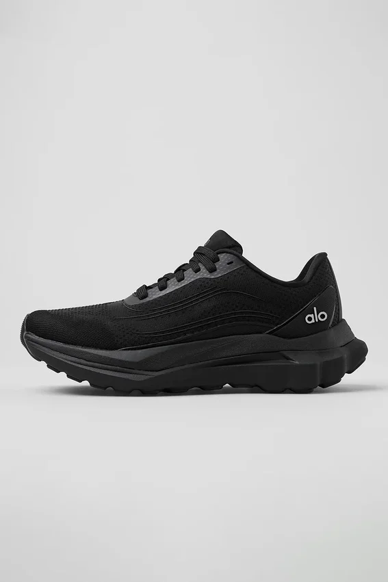 Alo Runner – Schwarz/Schwarz