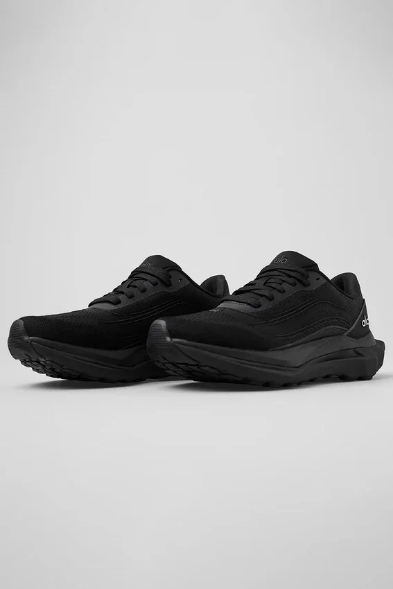 Alo Runner – Schwarz/Schwarz