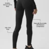 Alo Softsculpt 7/8 Define Legging – Schwarz
