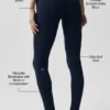 Alo Softsculpt 7/8 Define Leggings – Navy