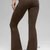 Alo Softsculpt 7/8 Foldover Flare Legging – Espresso